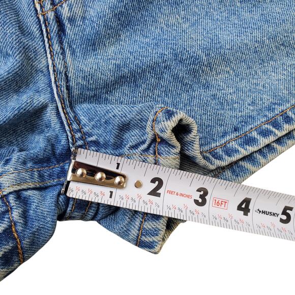 Vintage 90's Orange Tab Levi's High Rise Shorts - Size 13 - Picture 6 of 8
